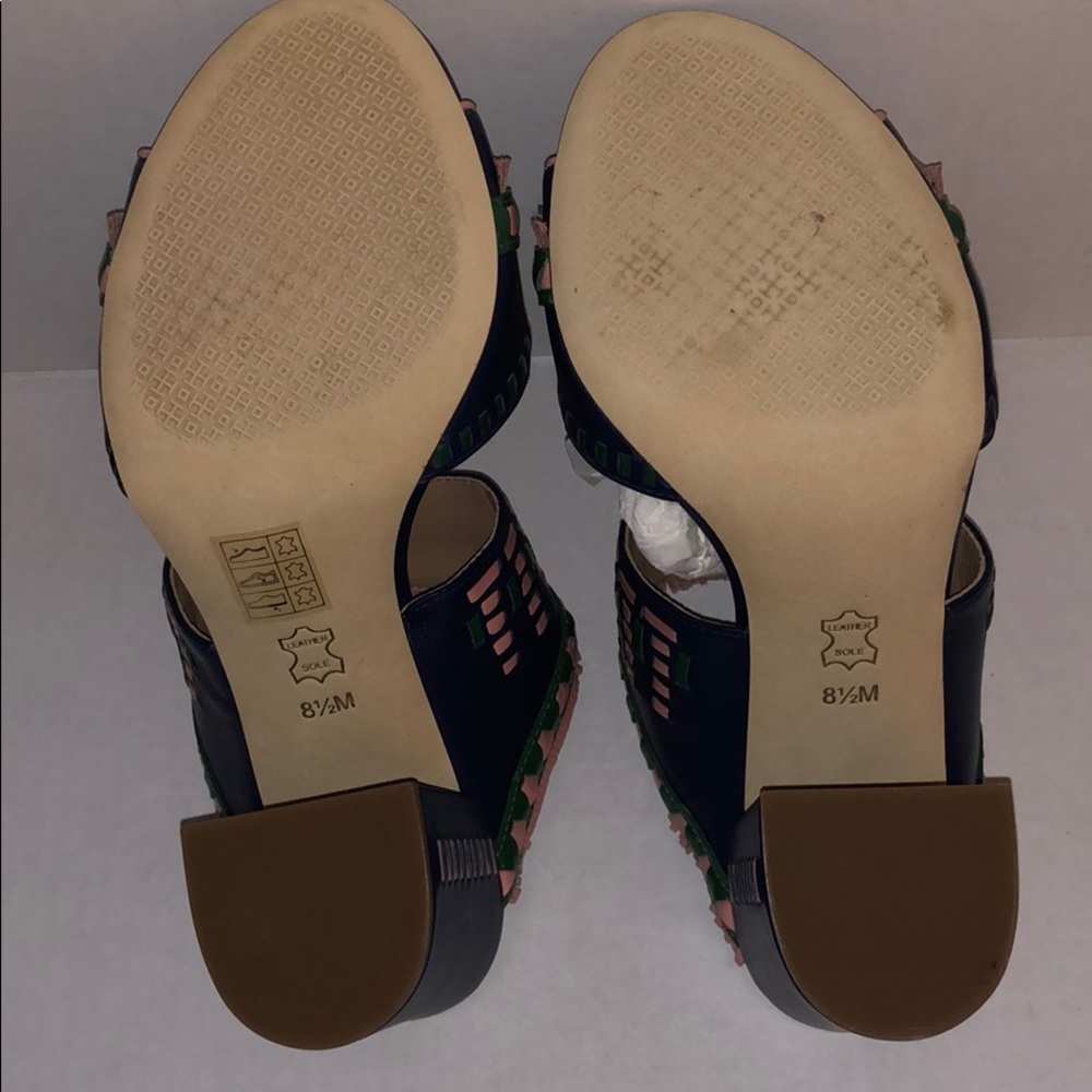 NWT Tory Burch Topanga Navy Sandals, Size 8.5 - Picture 6 of 8